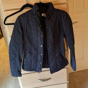 Merona navy quilted jacket